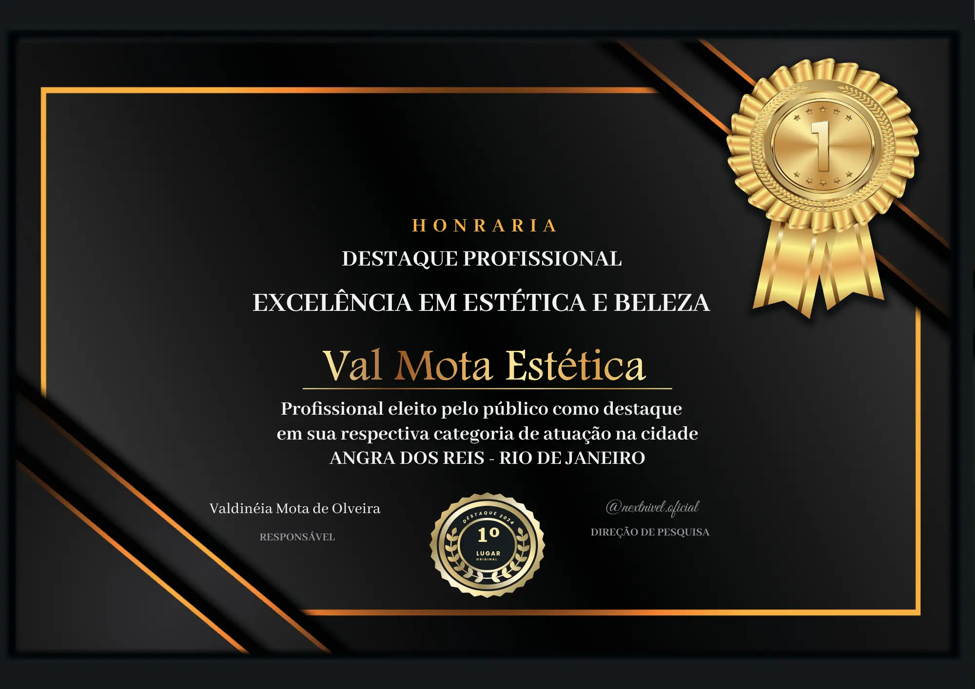 Honraria Destaque Profissional